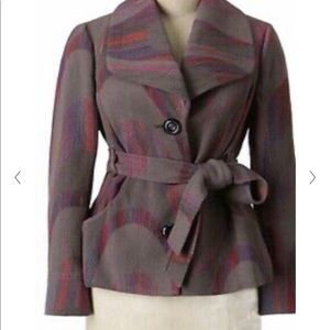 Anthropologie Idra Jacquard Jacket